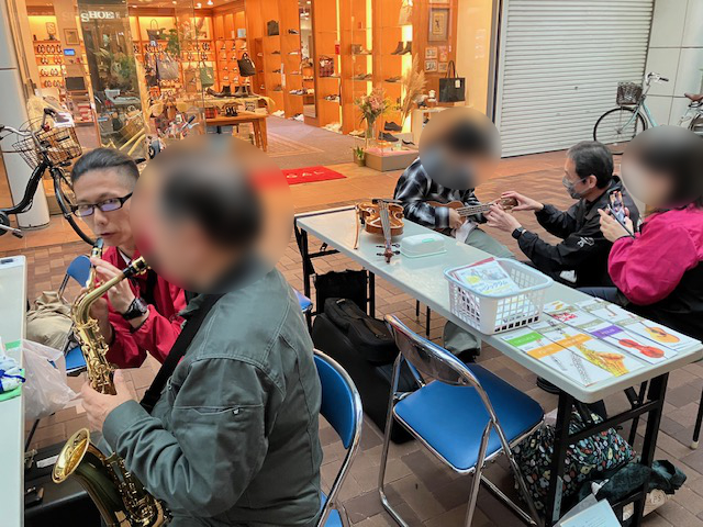 とくしま新町ミュージックナイトマーケットの様子