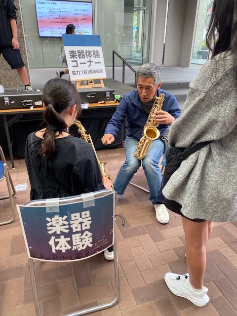 とくしま新町ミュージックナイトマーケットの様子