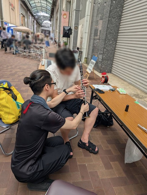 とくしま新町ミュージックナイトマーケットの様子