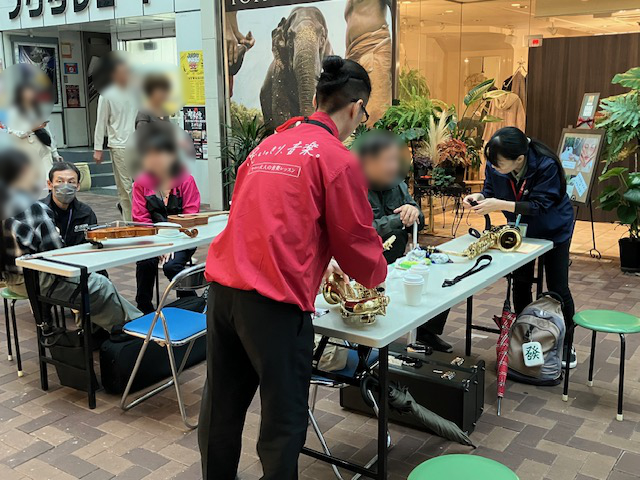 とくしま新町ミュージックナイトマーケットの様子